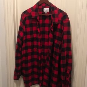 Buffalo plaid button down